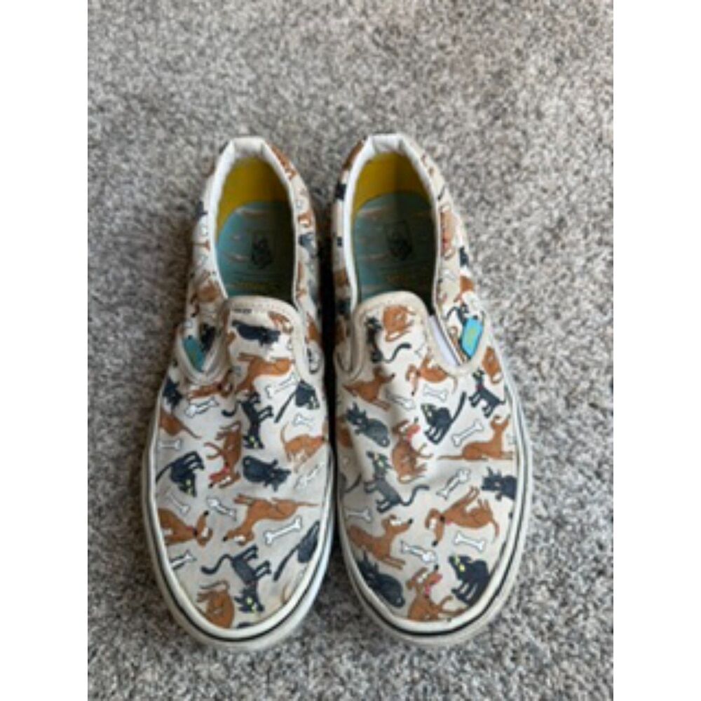Vans x The Simpsons Family Pets Classic Slip-On Shoes Kids Size 6